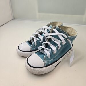 Converse All Star Blue Mid Sneakers Kidss Size 10